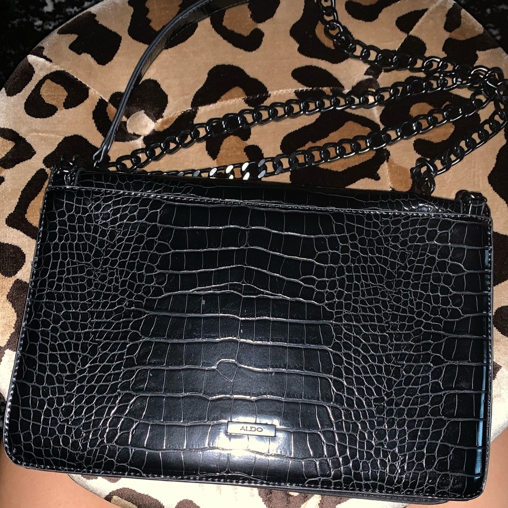 Aldo snakeskin shoulder purse